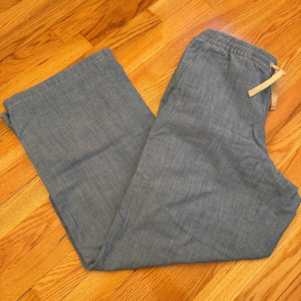 L.L. Bean Favorite Fit Blue Pants, cotton & spandex